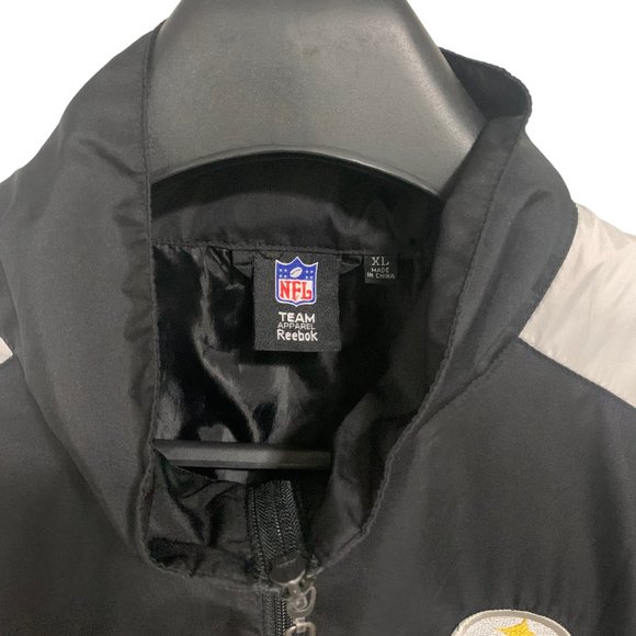 Vtg NFL Pittsburgh Steelers Full Zip Windbreaker Jacket SI Edition Men’s XL - Picture 5 of 6